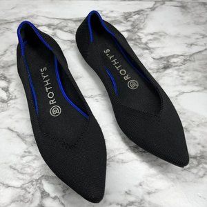 Rothy's The Classic Point Solid Shoe Flat Slip On Office Work Professional Sleek